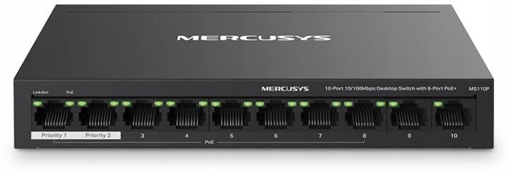 Prepínač Mercusys MS110P